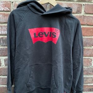 Vintage Black/red  Levi's Hoodie - M